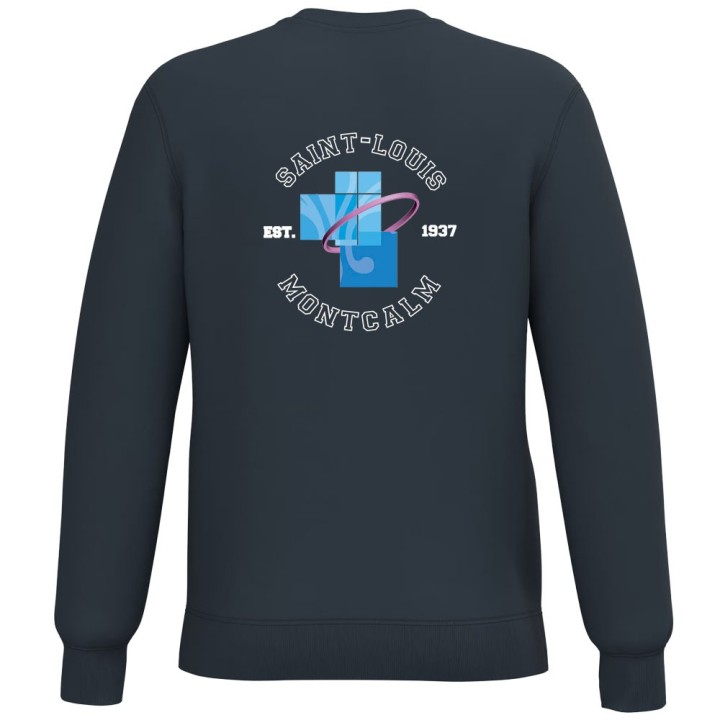 PULL COL ROND LOGO DOS ROND